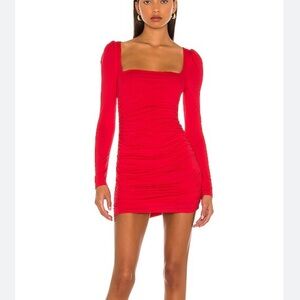 NWT Lovers + Friends Benae Red Mini Dress